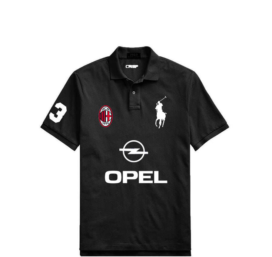 Black Ac Milan Polo