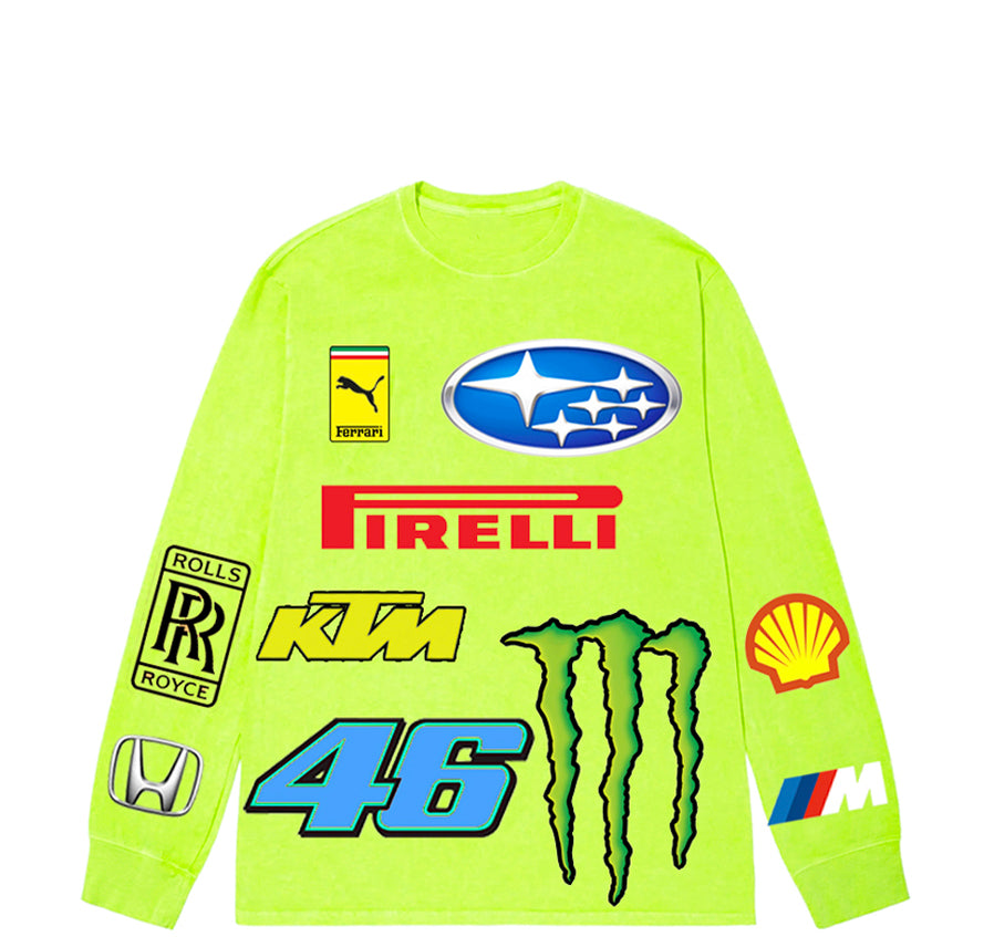 neon motorsport longsleeve tee