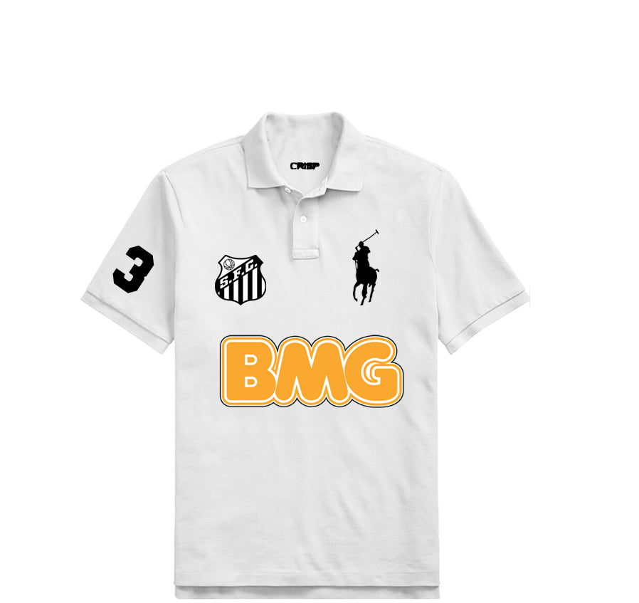 White Santos Polo