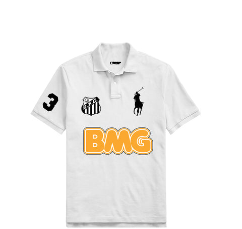 White Santos Polo